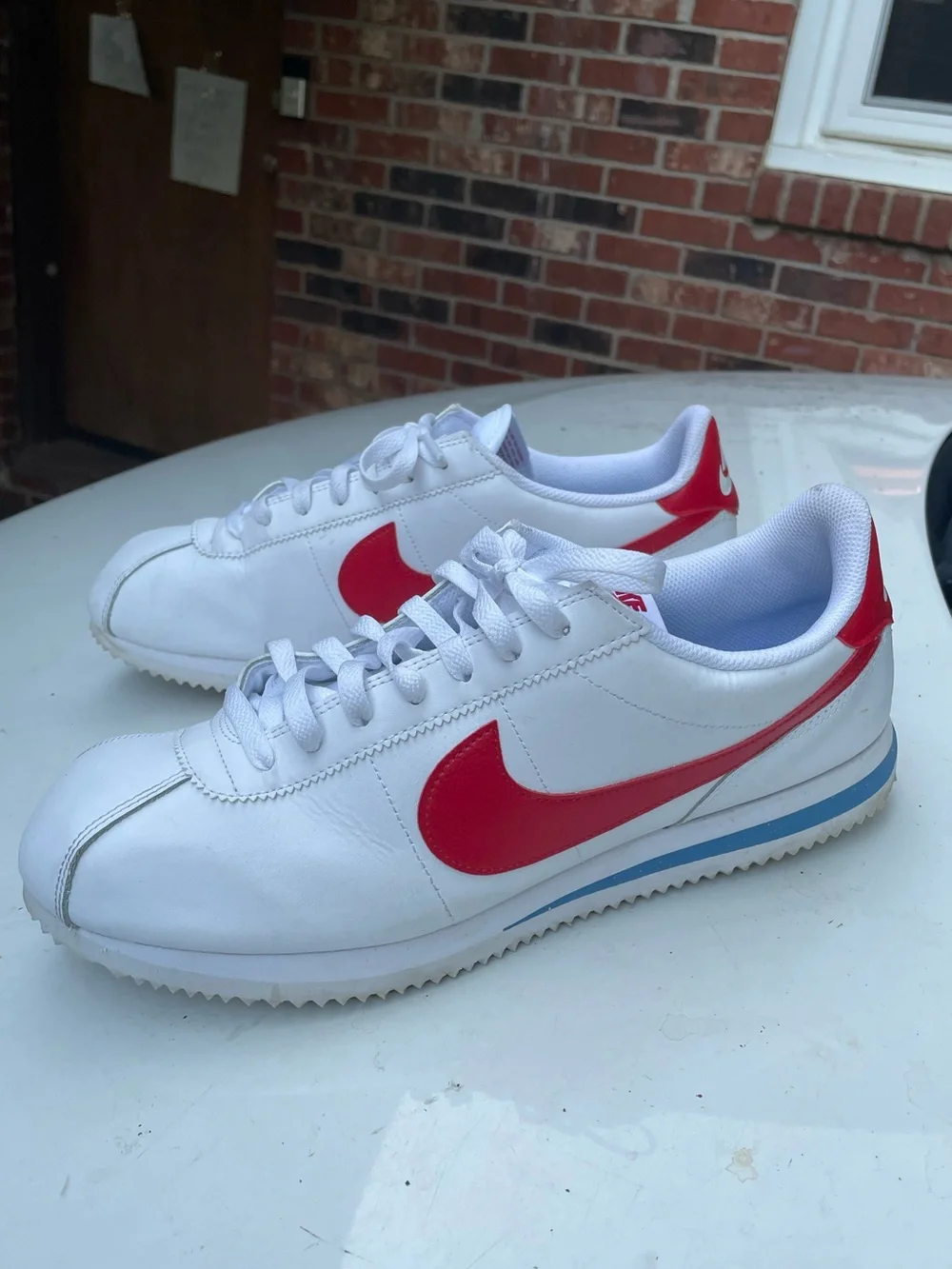 Nike Cortez White Sneakers Size 12.5 Men’s